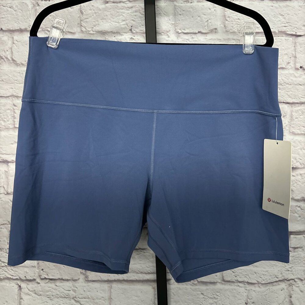 lululemon Align HR Short - Blue - 18 (NWT)